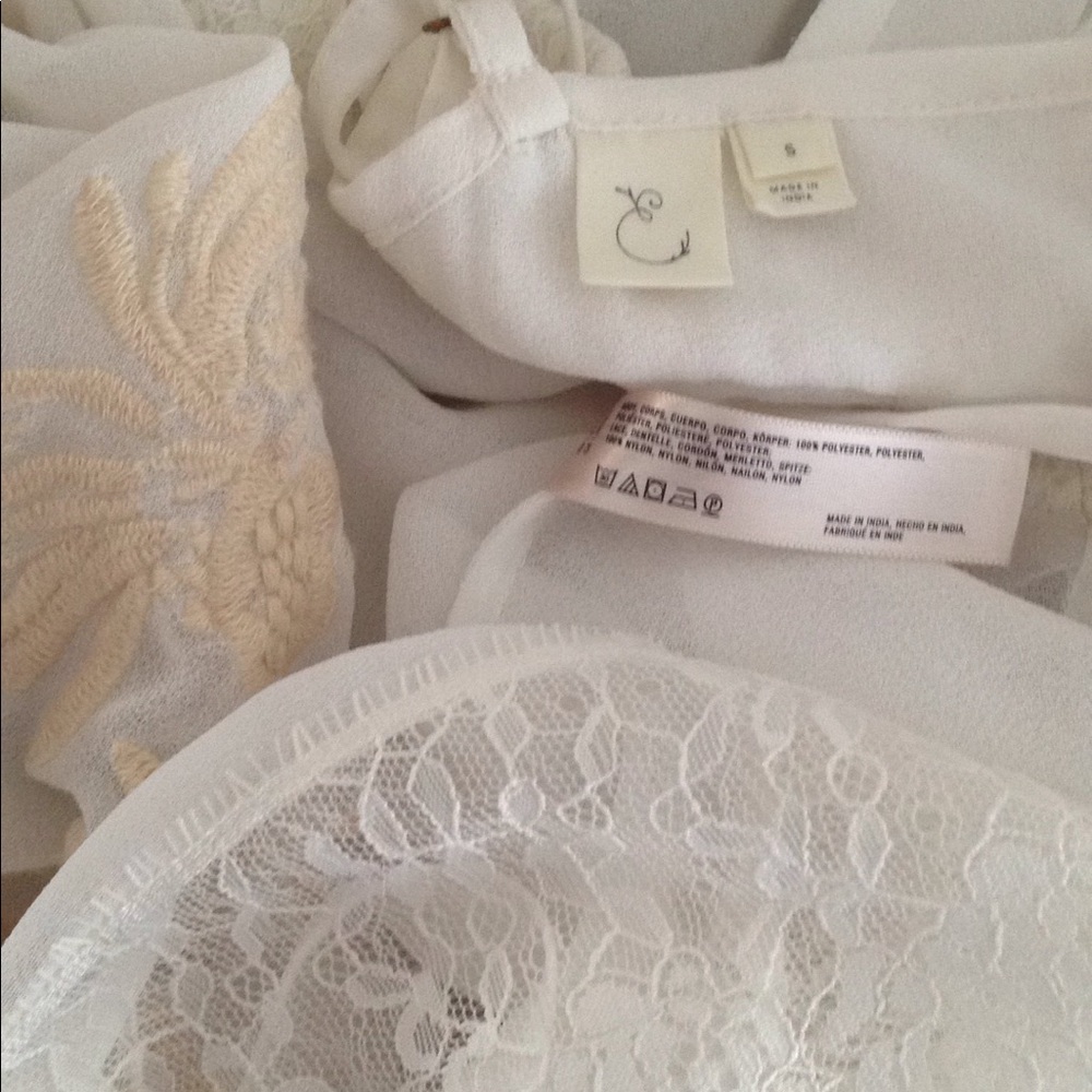 Anthropologie white embroidery Dress - Picture 8 of 8